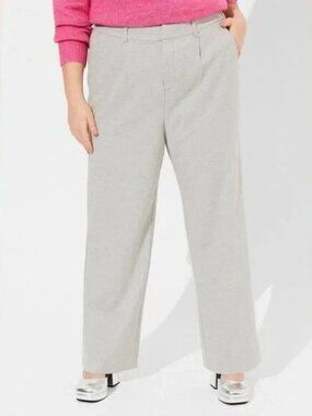 Torrid Women's Studio Brushed Twill High Rise Wide Leg Pants | Size 18T